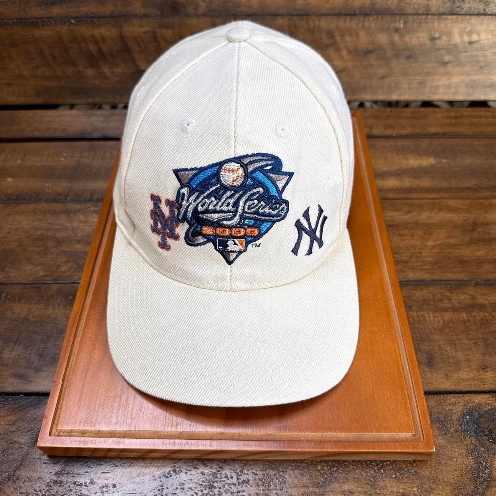 Vintage 2000 Subway Series Mets Yankees Puma Hat World Series